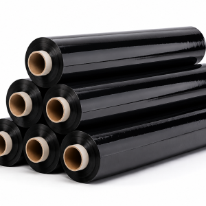 Black Hand Pallet Wrap - Standard Core