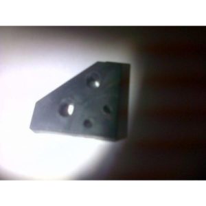 Plastic base for brass corner block
